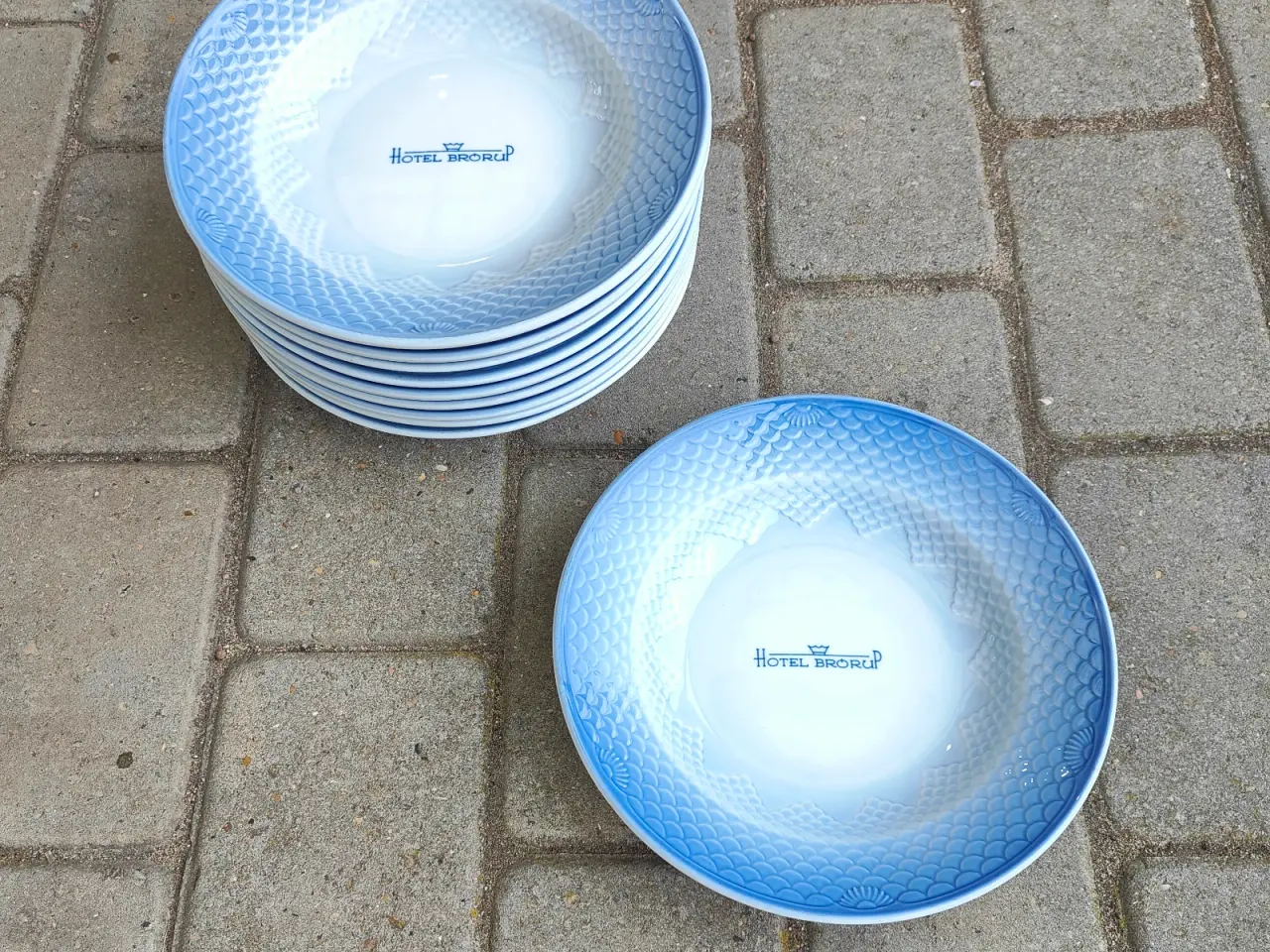 Billede 3 - B&G Blå Tone hotel porcelæn spisestel