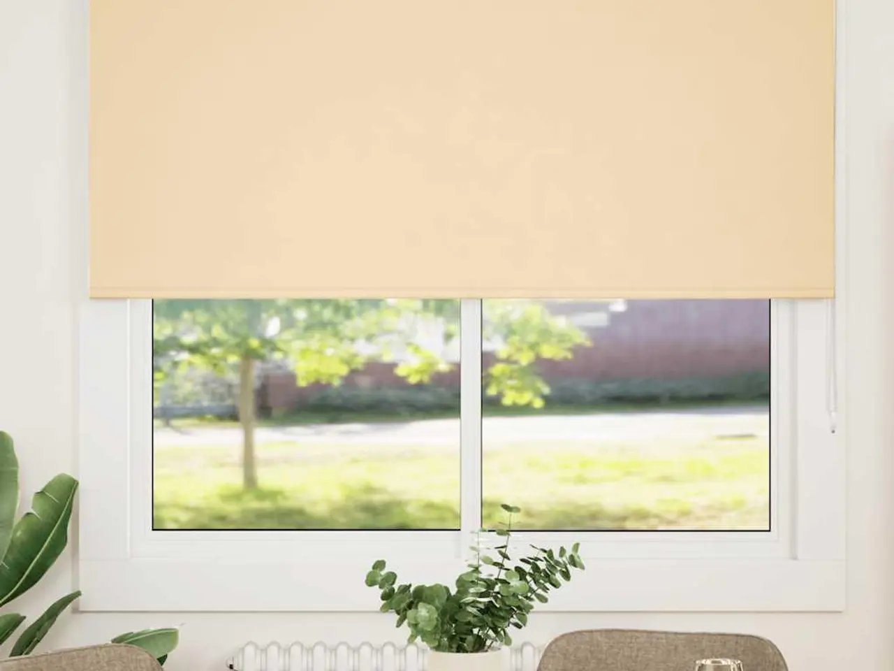 Billede 2 - Mørklægningsrullegardin 150 x 150 cm - beige