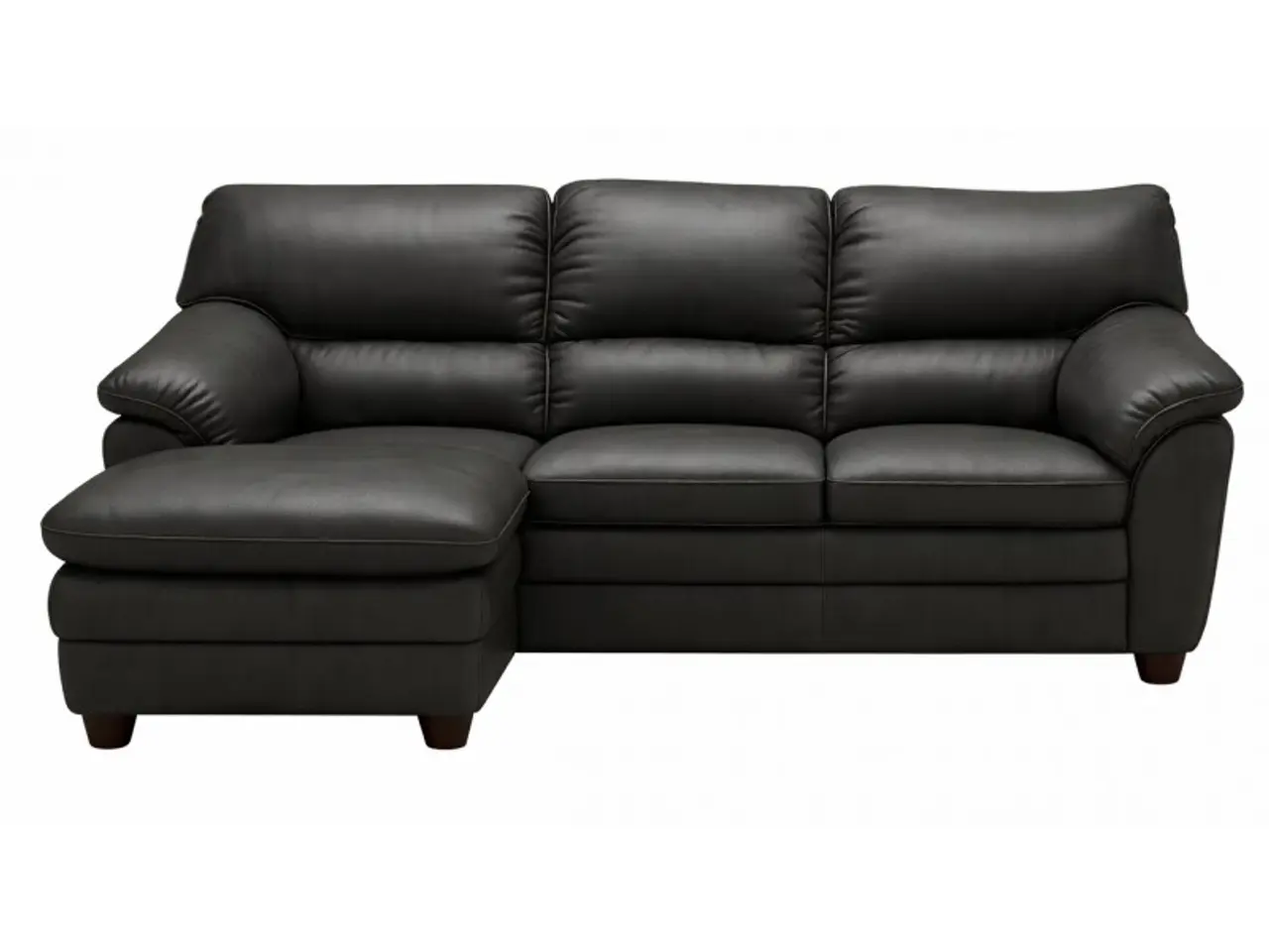 Billede 1 - Hjort Knudsen Tilst læder chaiselongsofa- Venstrevendt