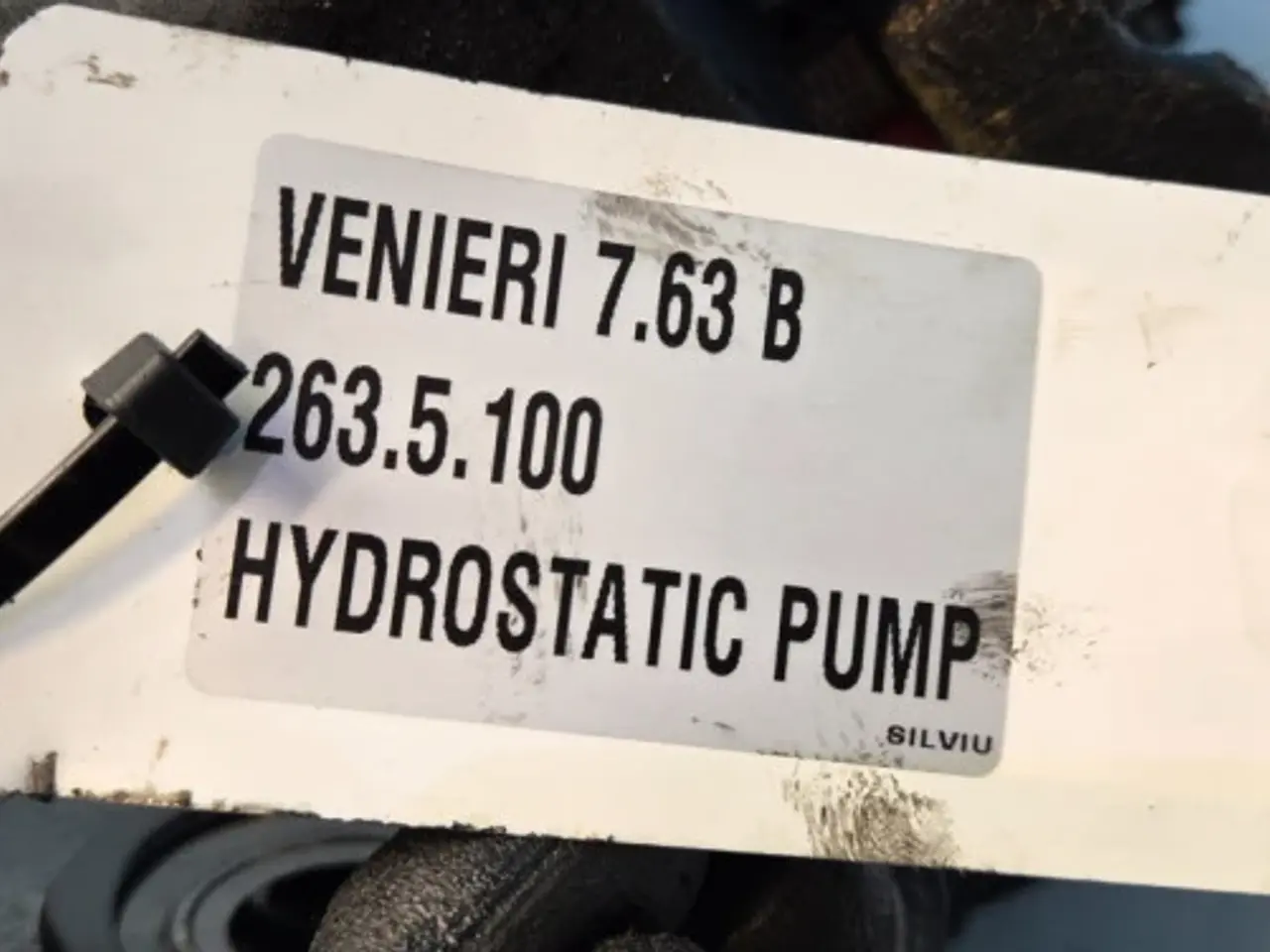 Billede 17 - Venieri 7.63B Hydrostatisk Pumpe 263.5.100