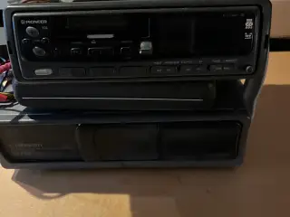 Pioneer autoradio med cd box (6 stk).