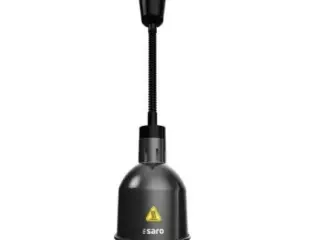 Sort Varmelampe til Loft (Ø17,5cm)