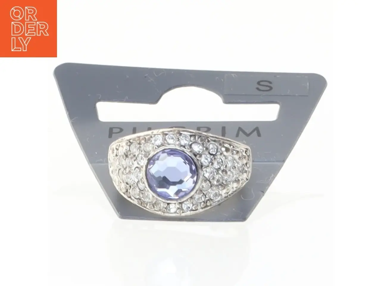 Billede 1 - Pilgrim ring med blå sten fra Pilgrim (str. 49 mm)