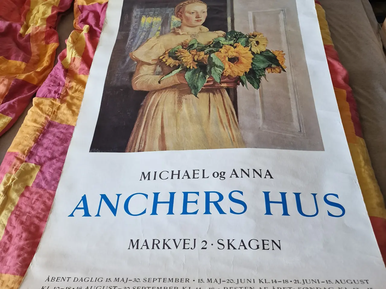 Billede 1 - Michael og Anna Anchers hus udstillingsplakat