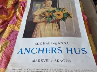 Michael og Anna Anchers hus udstillingsplakat