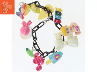 Armbånd med charms (str. 25 cm)