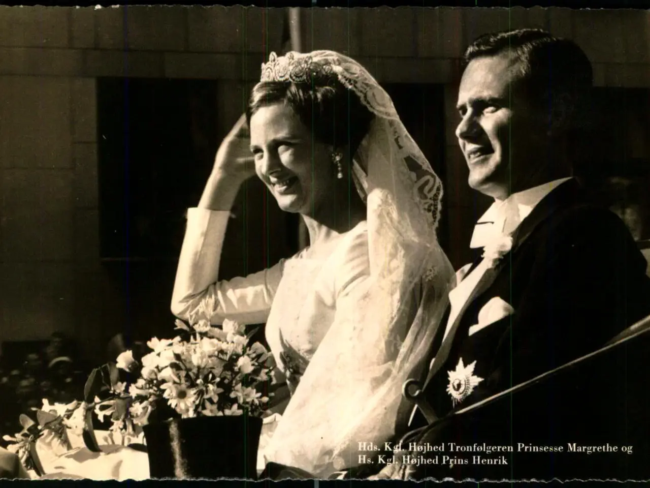 Billede 1 - Tronfølgeren Prinsesse Margrethe og Prins Henrik  - Stender 2310/41 - Ubrugt