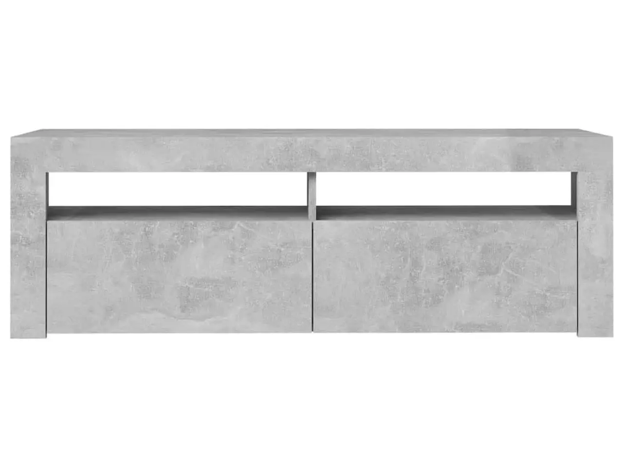 Billede 8 - TV-bord med LED-lys 120 x 35 x 40 cm - betongrå