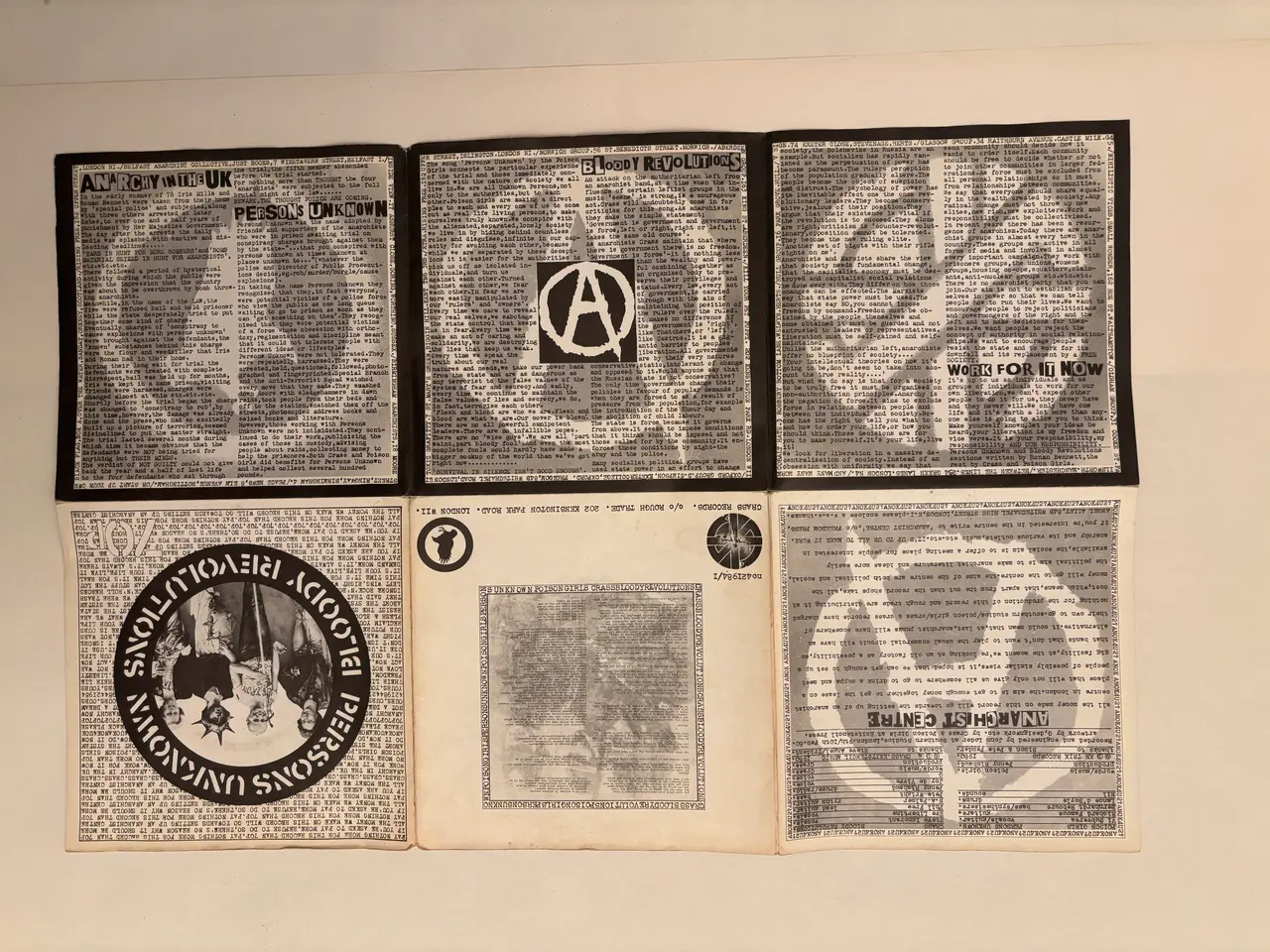 Billede 7 - Anarko Punk – 4 vinyl LP, 12" 7" Crass Records UK
