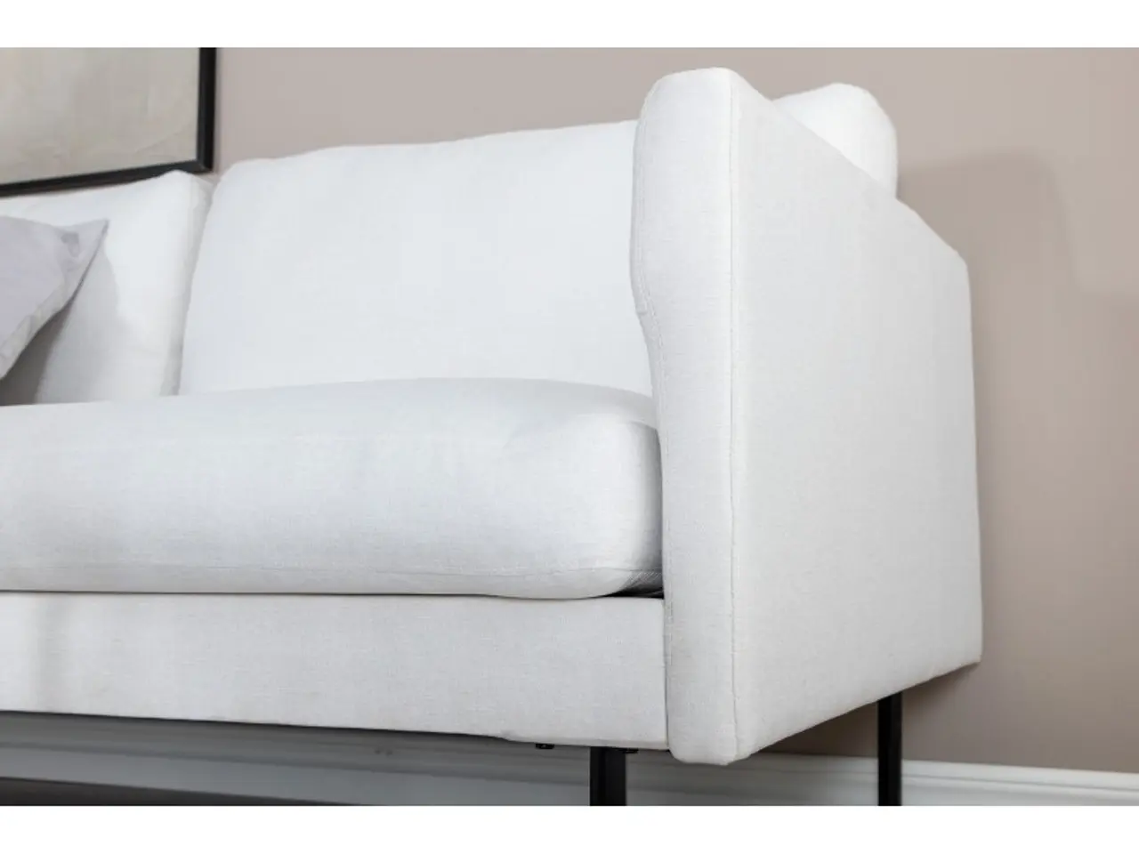 Billede 16 - Zoom 2 personers Sofa  - Sort og Hvid