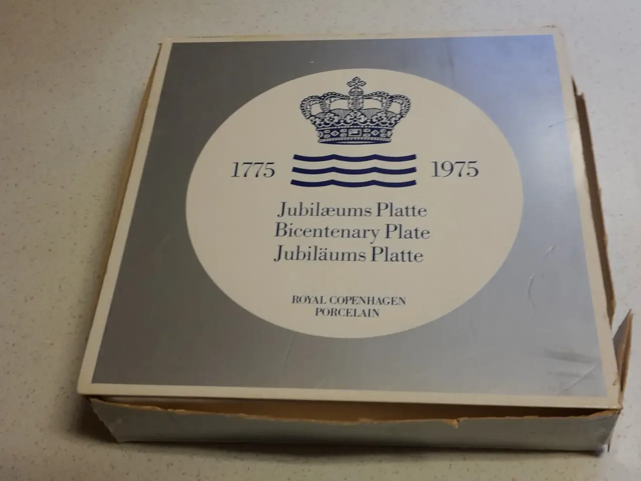 Billede 5 - Jubilæums Platte, Royal Copenhagen Porcelæn 1975