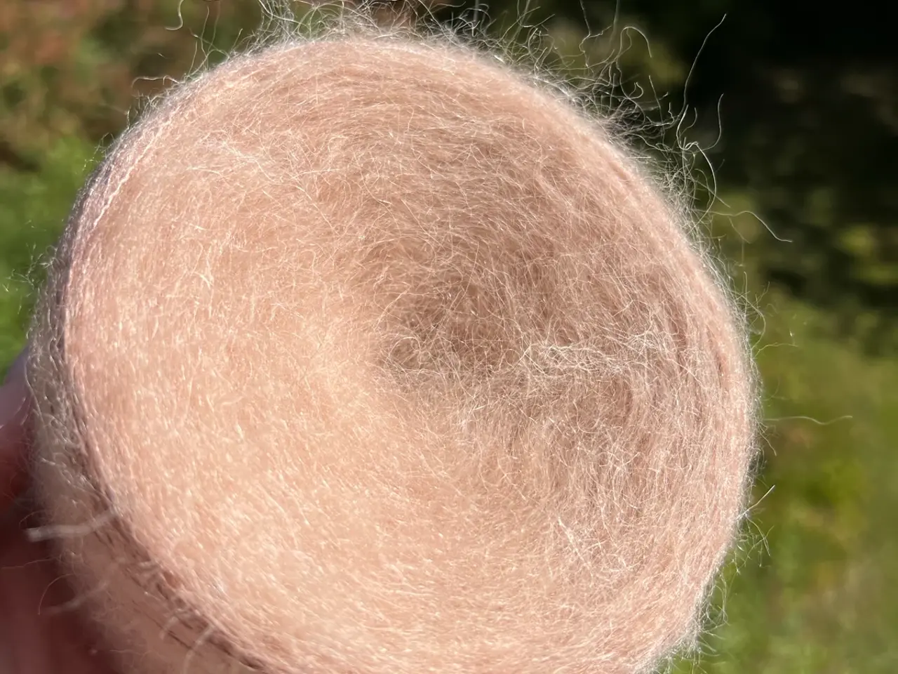 Billede 4 - Italiensk garn - Mohair / Silke - Beige Rosa - 515