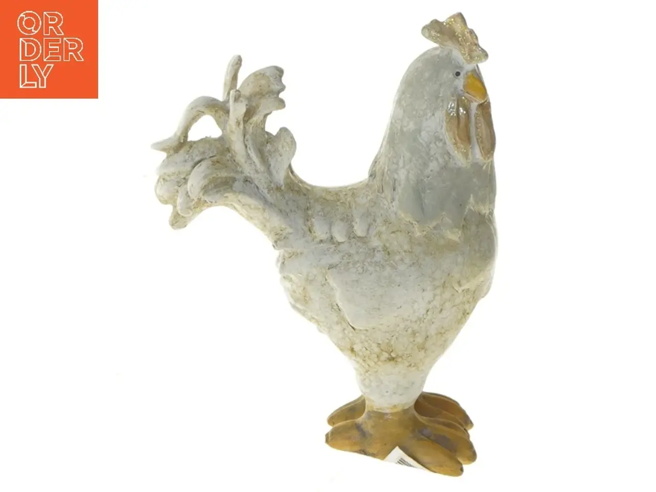 Billede 1 - Dekorativ hane figur (str. 12x9 cm)