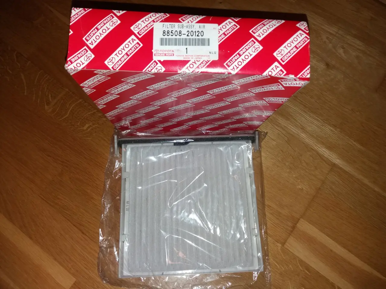 Billede 1 - Kabinefilter Toyota Celica - Hilux mf.