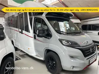 2026 - Dethleffs Pulse Classic T 7051 EB Luksuriøs camper med enkeltsenge og stor garage