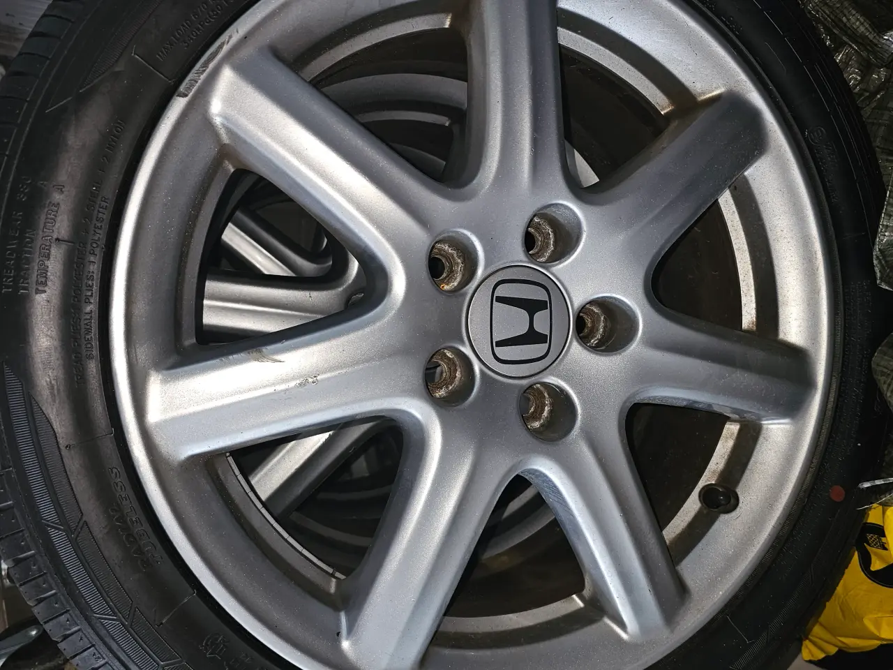Billede 1 - Honda Civic ,Alu sæt med sommerdæk