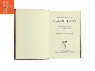 Baltisk Forlags Romanbibliotek (Bog)