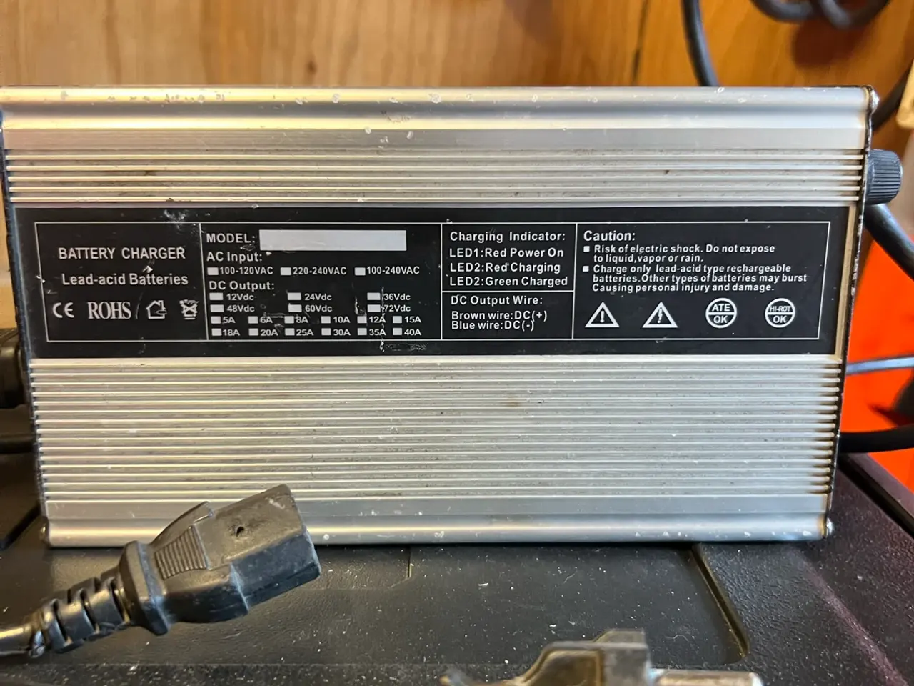 Billede 1 - Lade 60vdc til kabine scooter 