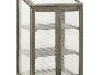 Drivhus 60x45x100 cm fyrretræ
