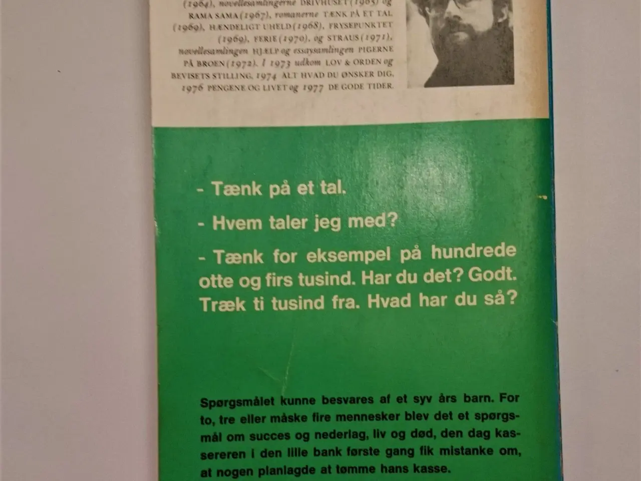 Billede 2 - Tænk på et tal. Af Anders Bodelsen