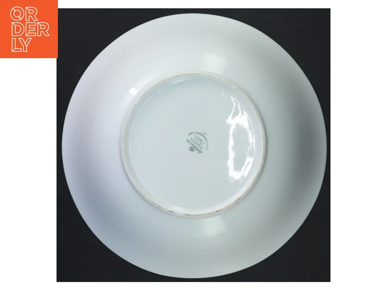 Billede 2 - Hvid porcelænsskål (str. Ø 25,5x8 cm)