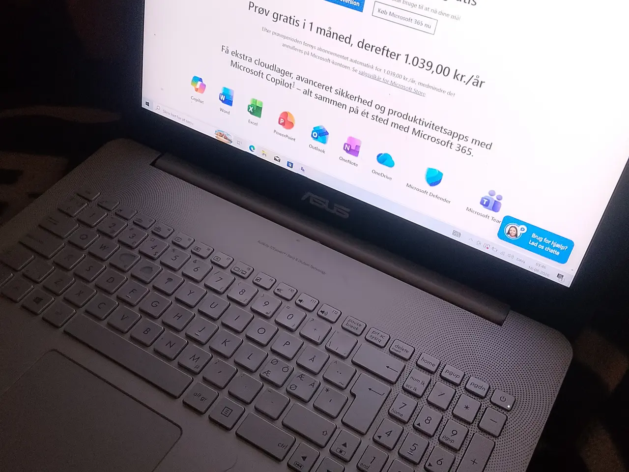 Billede 3 - Asus Bærbar Sælges for 600 kr ring eller sms mig 
