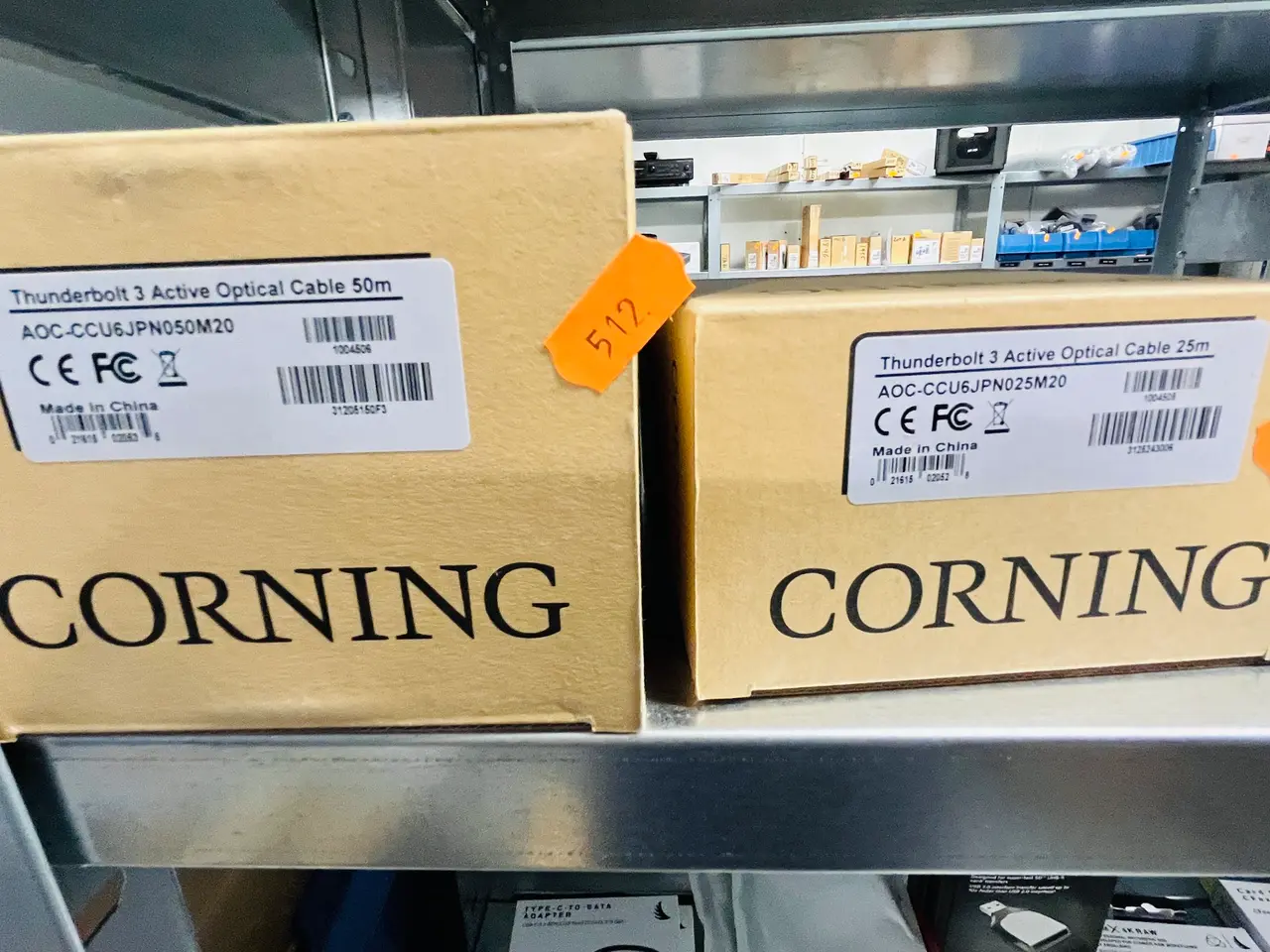 Billede 1 - Kabler 50/25 m CORNING Model: Thunderbolt AOC - CCU6JPN050M20