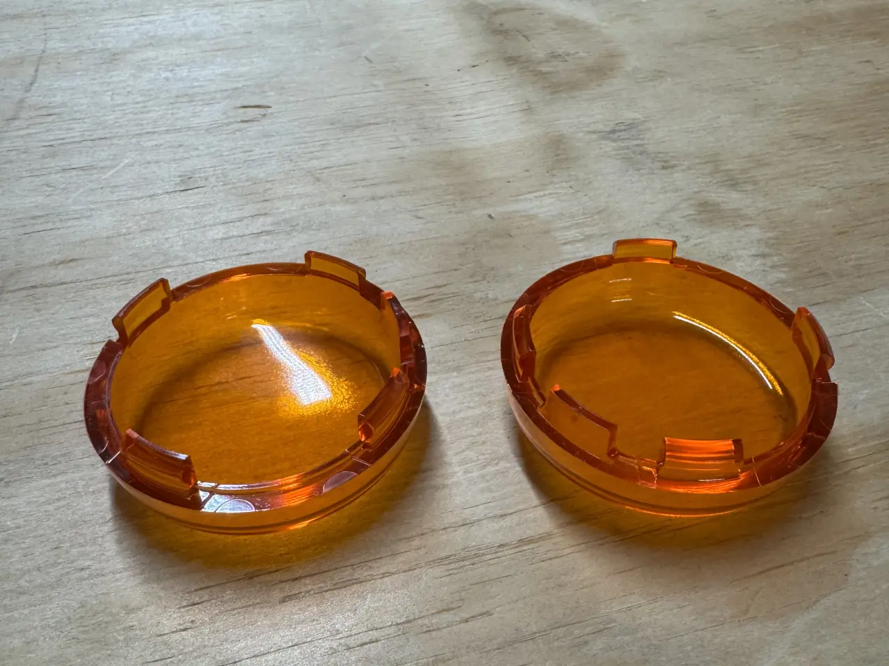 Billede 3 - Blinklys glas Harley Davidson