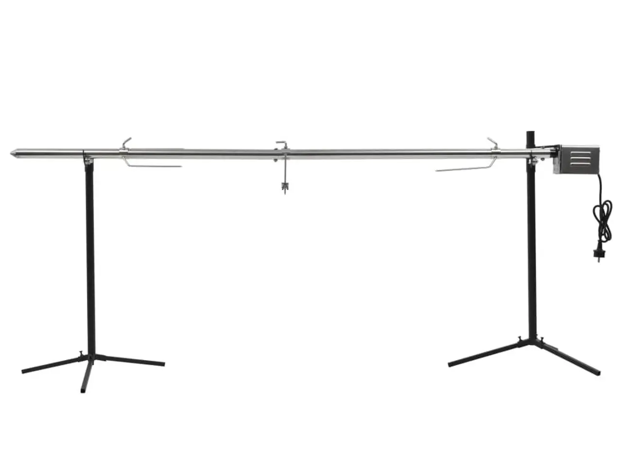 Billede 1 - Automatisk rotisseri grill med motor i rustfrit stål - 207 × 45 × 81 cm