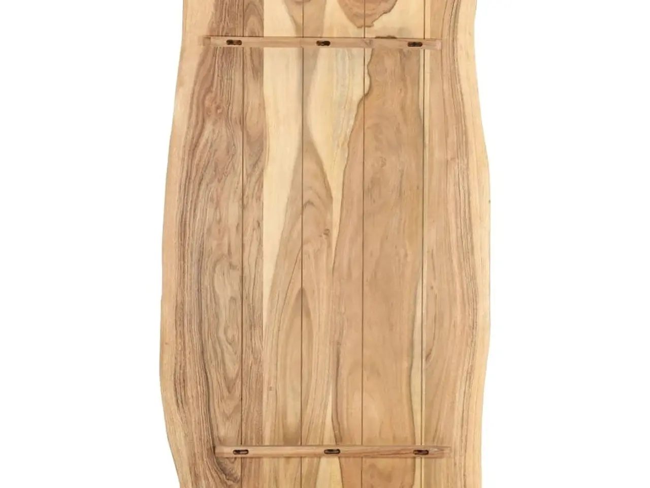 Billede 2 - Bordplade i massivt akacietræ 118 x (50-60) cm