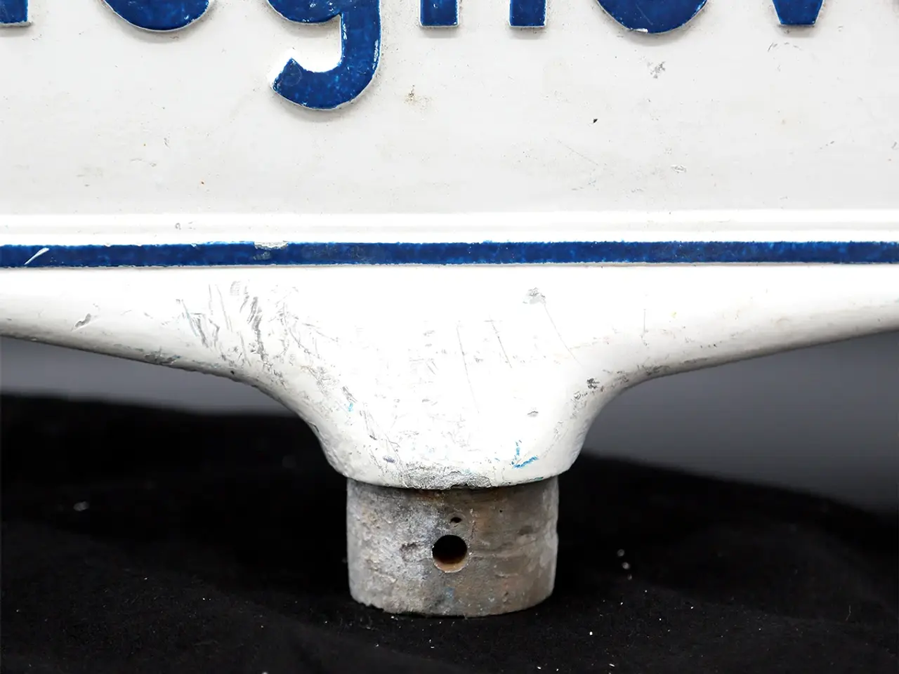Billede 5 - Vintage dansk vejskilt “Bregnevej” i aluminium