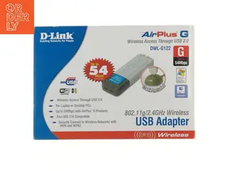 D-Link AirPlus G USB-adapter fra D-link (str. 24x17 cm)