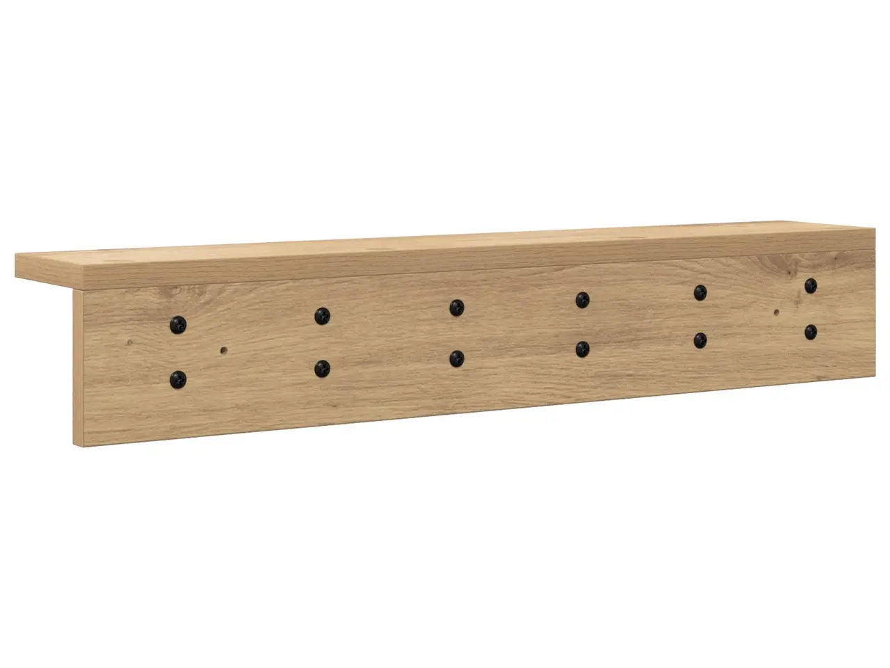 Billede 6 - Knagerække med hylde - Artisan egetræ, 60 x 10,5 x 10,5 cm