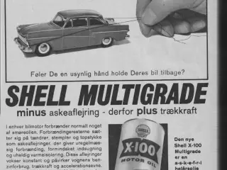 TEKNO biler på Shell og Gulf reklame i 1963