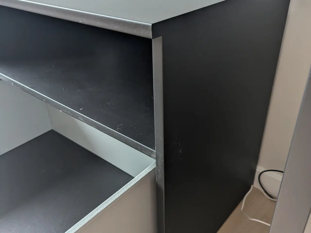 Billede 9 - Sort IKEA BRIMNES TV-bord med tre rummelige skuffe