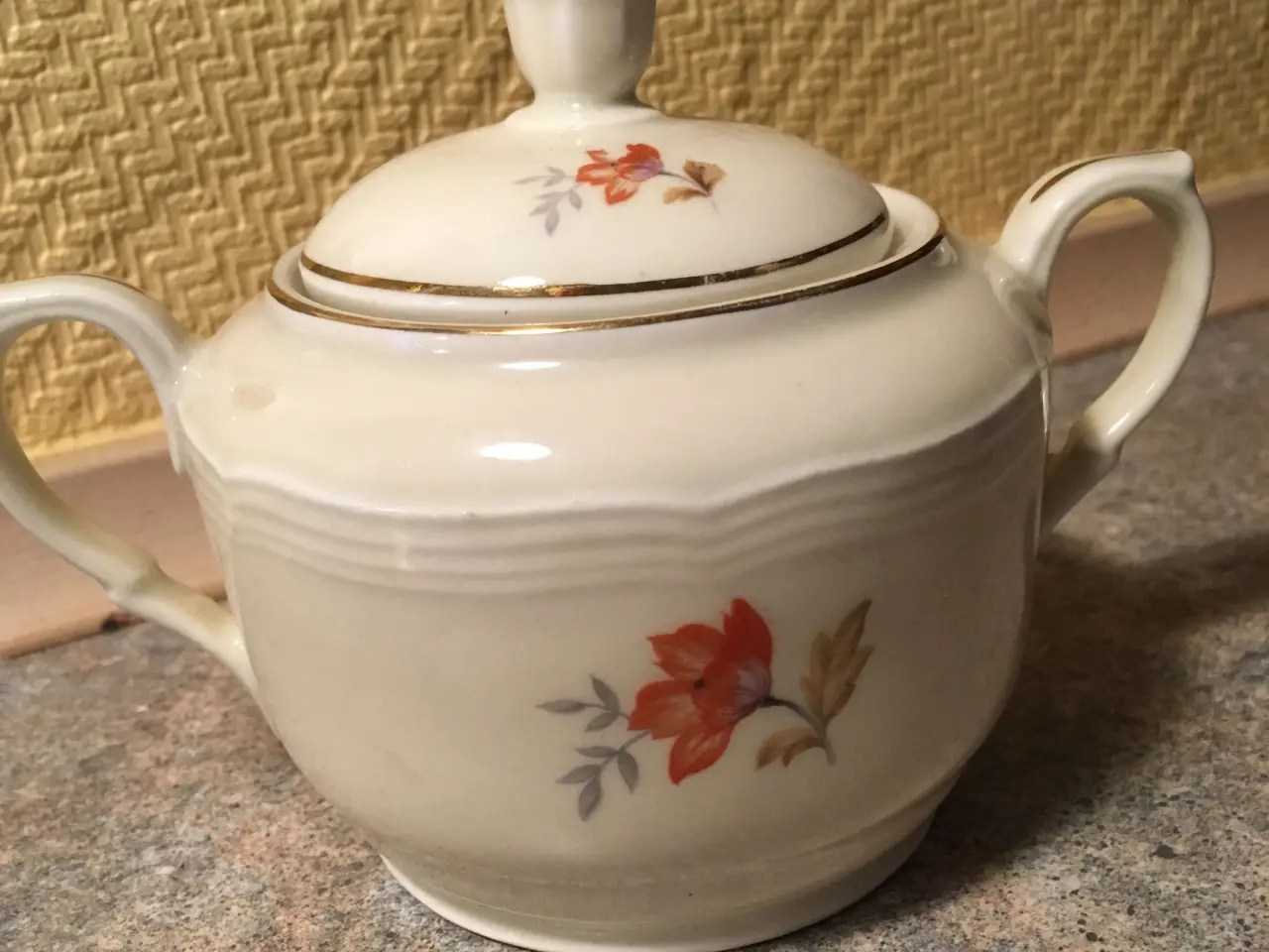 Billede 1 - Porcelæn, sukkerskål