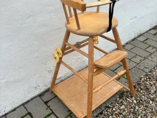 Retro høj barnestol