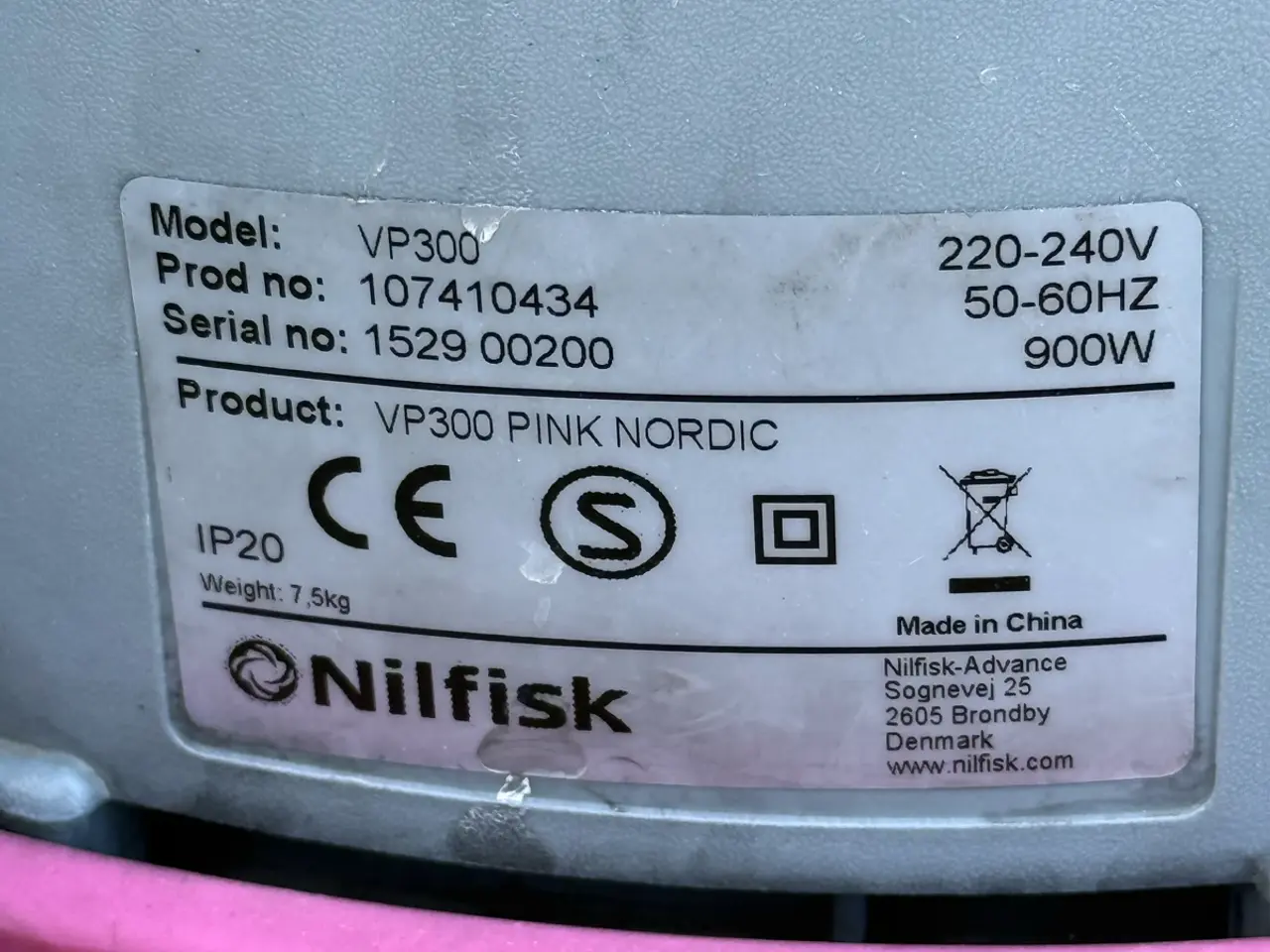 Billede 12 - Nilfisk VP300 støvsuger grå/lyserød