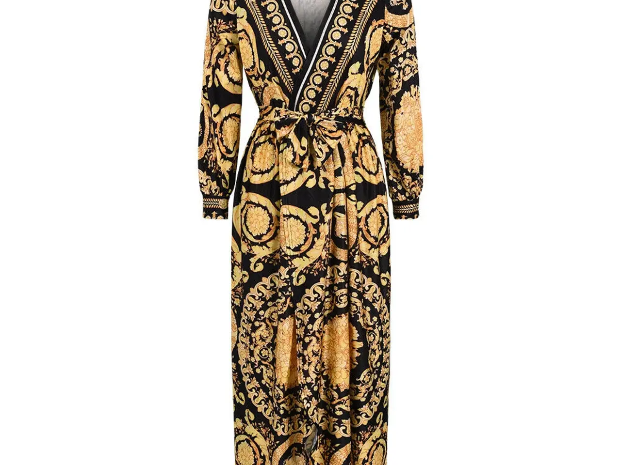 Billede 2 - Maxi orintalsk inspi kjole. Wrap.Stør: large og XL