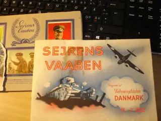Danmarks samlehæfte Sejrens vaaben.