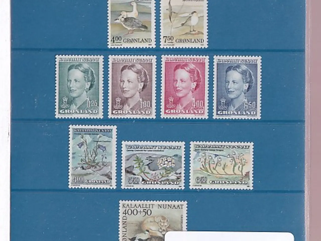 Billede 1 - Grønland - 1990 Frimærker Komplet - Postfrisk