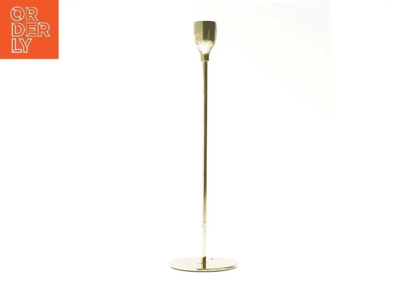 Billede 2 - Guld lysestage (str. 20 cm)