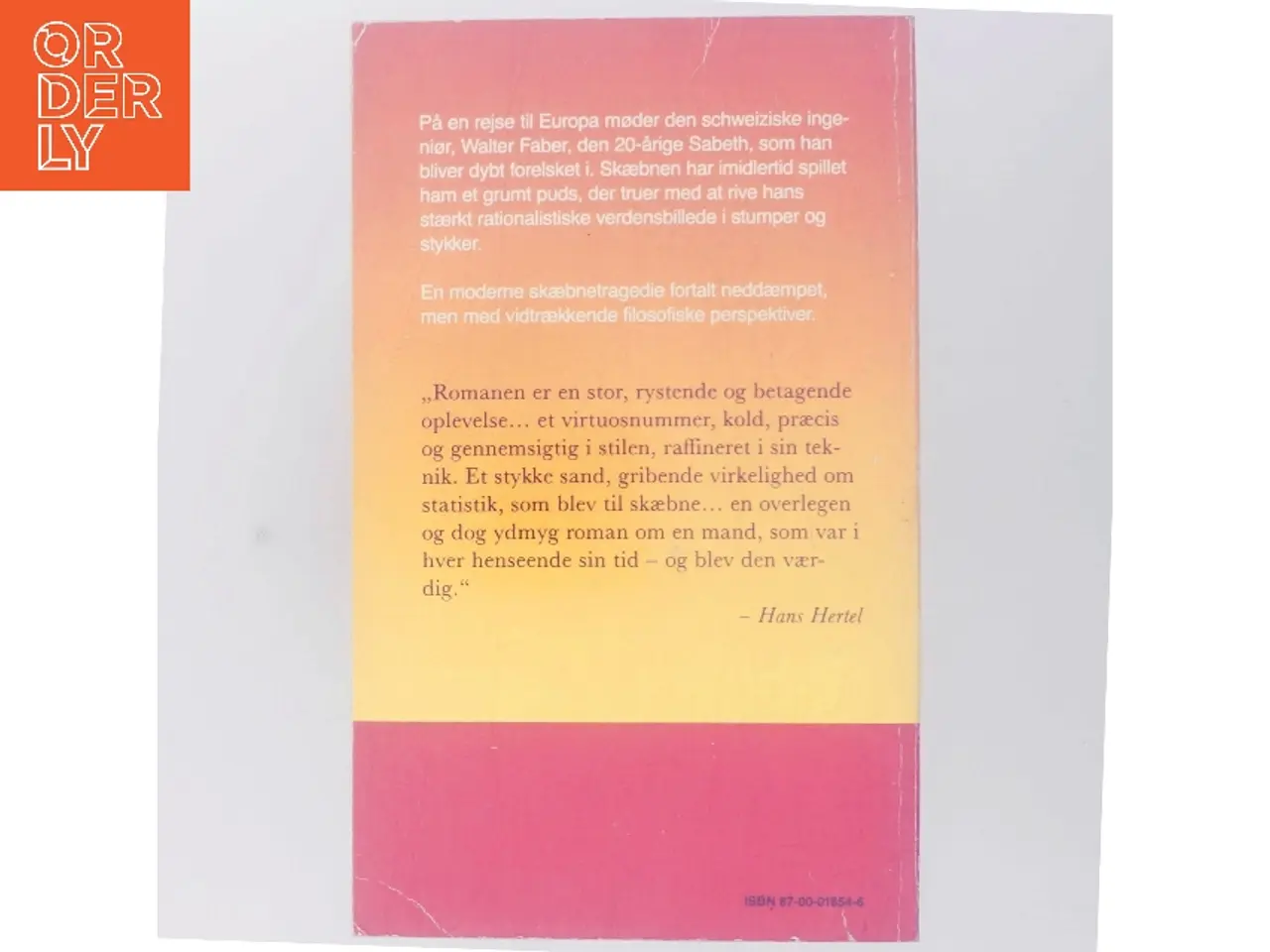 Billede 3 - Homo Faber af Max Frisch (Bog)