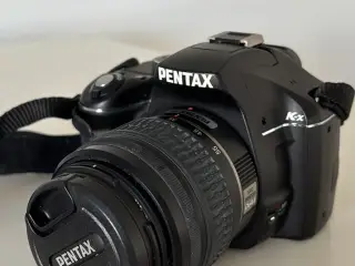 Pentax K-x inkl 2 linser og taske sælges