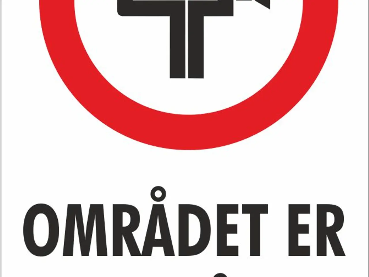 Billede 3 - Skilte med "Overvågning" "Parkering forbudt"
