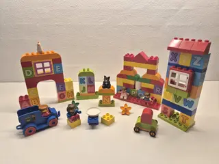 Duplo Bogstav By med Bogstaver samt forskellige kl