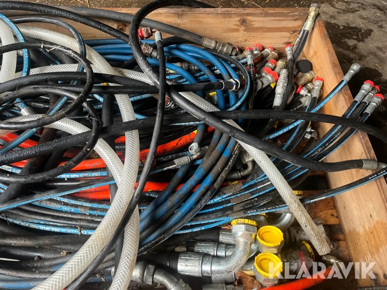 Billede 8 - Blandet hydraulikslanger 1 palle