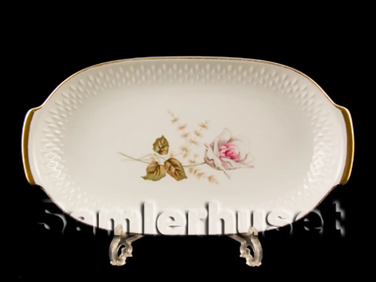 Billede 1 - Edelstein Rose Asiet 24x13 cm.