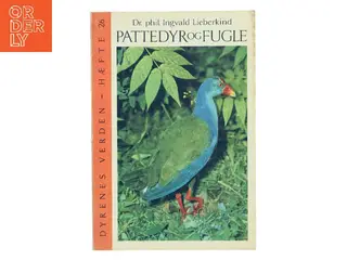 Pattedyr og fugle af Ingvald Lieberkind (Bog)