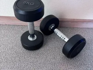 Håndvægte 5 kg sæt